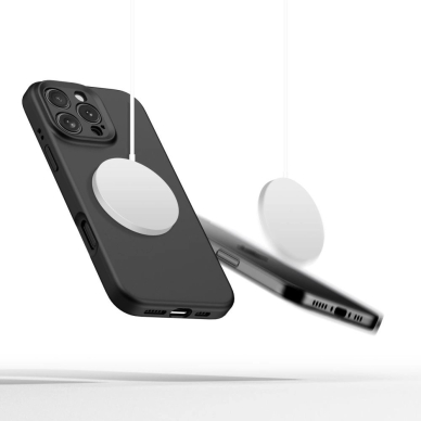 Tech-Protect Liquid Silicone MagSafe Dėklas iPhone 16 Pro - Juodas 1 Tech-Protect Liquid Silicone MagSafe Dėklas iPhone 16 Pro - Juodas 1