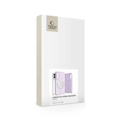 Samsung Galaxy S25 Edge Tech-Protect Liquid Silicone MagSafe dėklas - violetinis 3
