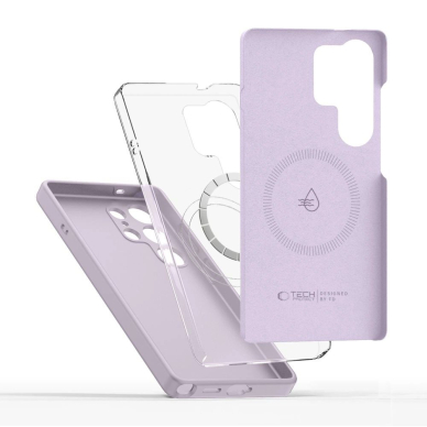 Tech-Protect Liquid Silikoninis MagSafe Dėklas skirtas Samsung Galaxy S25+ - Violetinis 1