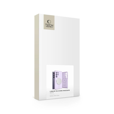 Tech-Protect Liquid Silikoninis MagSafe Dėklas skirtas Samsung Galaxy S25+ - Violetinis 3