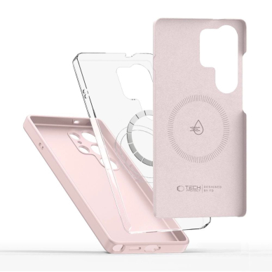 Tech-Protect Liquid Silikoninis MagSafe Dėklas skirtas Samsung Galaxy S25 Ultra - Rožinis 1