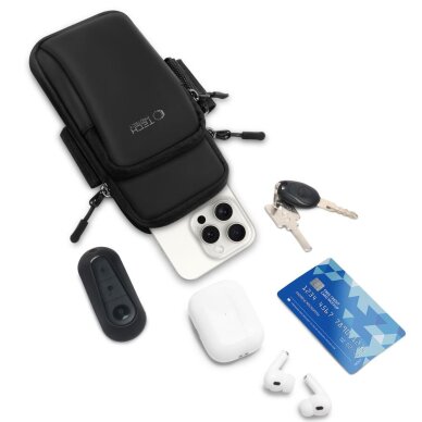 Universalus sportinis dėklas Tech-Protect M7 Armband – juodas 4 Universalus sportinis dėklas Tech-Protect M7 Armband – juodas 4