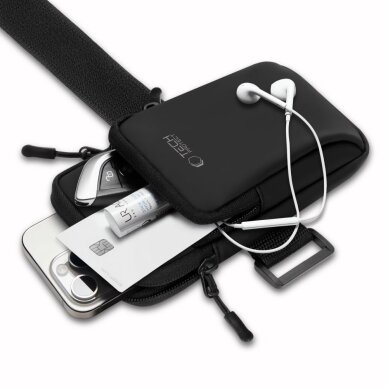 Universalus sportinis dėklas Tech-Protect M7 Armband – juodas 5 Universalus sportinis dėklas Tech-Protect M7 Armband – juodas 5