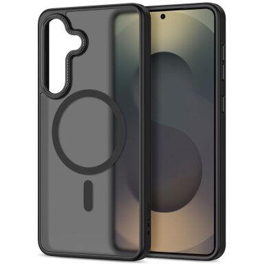 Samsung Galaxy S26+ Tech-Protect MagCam MagSafe dėklas – matinė juoda 1
