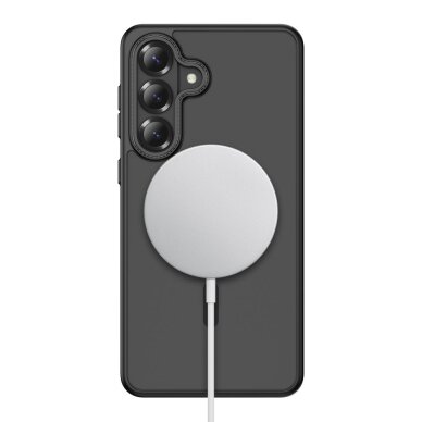 Samsung Galaxy S26+ Tech-Protect MagCam MagSafe dėklas – matinė juoda 3