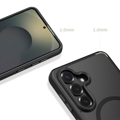 Samsung Galaxy S26+ Tech-Protect MagCam MagSafe dėklas – matinė juoda 4