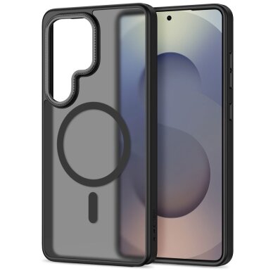 Samsung Galaxy S26 Ultra Tech-Protect MagCam MagSafe dėklas – matinė juoda 1