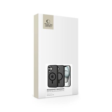 Akcija! Tech-Protect MagEdge MagSafe iPhone 16 Dėklas - permatomas  4