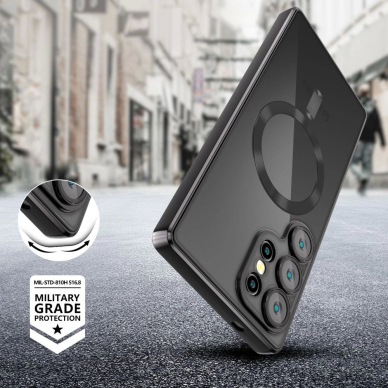 Tech-Protect MagFlex Dėklas skirtas Samsung Galaxy S25 Ultra - Permatomas Juodas 3 Tech-Protect MagFlex Dėklas skirtas Samsung Galaxy S25 Ultra - Permatomas Juodas 3