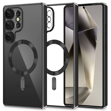 Tech-Protect MagFlex Dėklas skirtas Samsung Galaxy S25 Ultra - Permatomas Juodas Tech-Protect MagFlex Dėklas skirtas Samsung Galaxy S25 Ultra - Permatomas Juodas