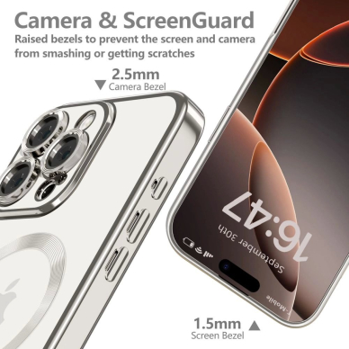 Tech-Protect MagFlex MagSafe Dėklas iPhone 16 Pro - Titano spalvos 2 Tech-Protect MagFlex MagSafe Dėklas iPhone 16 Pro - Titano spalvos 2