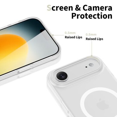 iPhone 17 Air dėklas Tech-Protect MagFlex su MagSafe – matinės skaidrios spalvos 2 iPhone 17 Air dėklas Tech-Protect MagFlex su MagSafe – matinės skaidrios spalvos 2