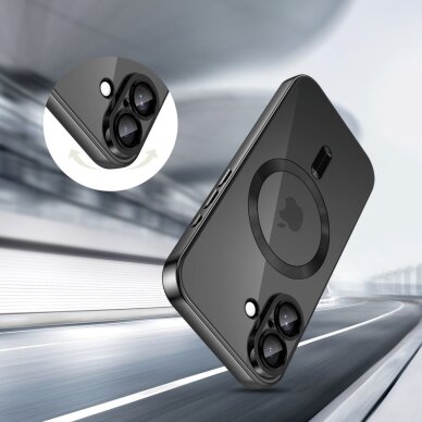 iPhone 17 dėklas Tech-Protect MagFlex su MagSafe – skaidrus juodas 3 iPhone 17 dėklas Tech-Protect MagFlex su MagSafe – skaidrus juodas 3