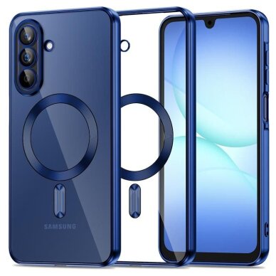 Samsung Galaxy A17 4G / 5G dėklas Tech-Protect MagFlex su MagSafe – skaidriai mėlynas