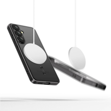 Samsung Galaxy A26 5G – Tech-Protect MagFlex MagSafe dėklas - Skaidriai juodas 3