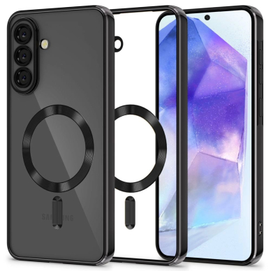 Samsung Galaxy A56 5G – Tech-Protect MagFlex MagSafe dėklas - Skaidriai juodas Samsung Galaxy A56 5G – Tech-Protect MagFlex MagSafe dėklas - Skaidriai juodas