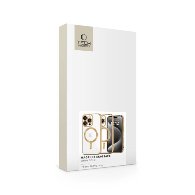 Tech-Protect MagFlex MagSafe iPhone 16 Pro Max Dėklas - Gold 1 Tech-Protect MagFlex MagSafe iPhone 16 Pro Max Dėklas - Gold 1