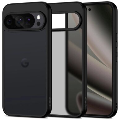 Google Pixel 10 Pro XL dėklas Tech-Protect MagMat – matinės juodos