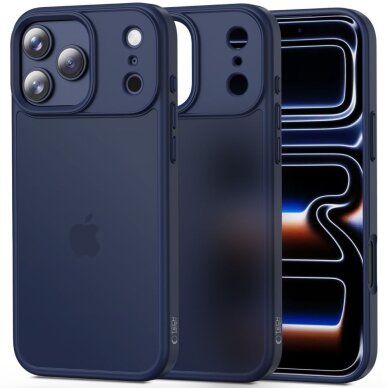 iPhone 17 Pro Tech-Protect MagMat dėklas – matinės tamsiai mėlynos spalvos iPhone 17 Pro Tech-Protect MagMat dėklas – matinės tamsiai mėlynos spalvos