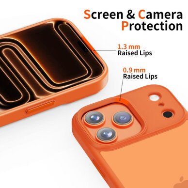iPhone 17 Pro Max Tech-Protect MagMat dėklas – oranžinis 3