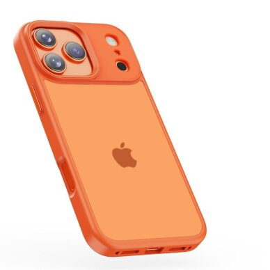 iPhone 17 Pro Tech-Protect MagMat dėklas – oranžinis, matinis 2 iPhone 17 Pro Tech-Protect MagMat dėklas – oranžinis, matinis 2