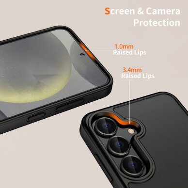 Samsung Galaxy A17 4G / 5G dėklas Tech-Protect MagMat – matinės juodos spalvos 2