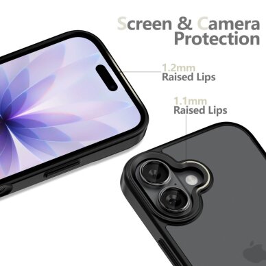 iPhone 17 Tech-Protect MagMat dėklas – matinės juodos spalvos 1 iPhone 17 Tech-Protect MagMat dėklas – matinės juodos spalvos 1