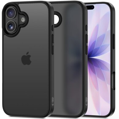 iPhone 17 Tech-Protect MagMat dėklas – matinės juodos spalvos