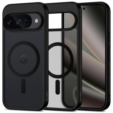 Google Pixel 10 / 10 Pro dėklas Tech-Protect MagMat, MagSafe – matinės juodos