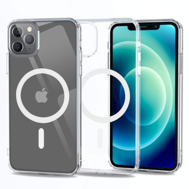 Tech-Protect MagMat MagSafe Dėklas iPhone 11 Pro - Permatomas Tech-Protect MagMat MagSafe Dėklas iPhone 11 Pro - Permatomas