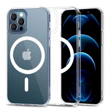 Tech-Protect MagMat MagSafe Dėklas iPhone 12 / 12 Pro - Permatomas Tech-Protect MagMat MagSafe Dėklas iPhone 12 / 12 Pro - Permatomas