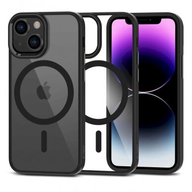 Tech-Protect MagMat MagSafe Dėklas iPhone 12 mini / 13 mini - Permatomas Juodas Tech-Protect MagMat MagSafe Dėklas iPhone 12 mini / 13 mini - Permatomas Juodas