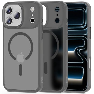 iPhone 17 Pro Max Tech-Protect MagMat MagSafe dėklas – pilkas