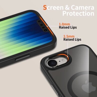 Nothing CMF Phone 2 Pro dėklas Tech-Protect MagMat, MagSafe – juodas/skaidrus 2 Nothing CMF Phone 2 Pro dėklas Tech-Protect MagMat, MagSafe – juodas/skaidrus 2