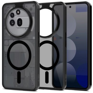 Nothing Phone 3A Pro dėklas Tech-Protect MagMat, MagSafe – matinės juodos Nothing Phone 3A Pro dėklas Tech-Protect MagMat, MagSafe – matinės juodos