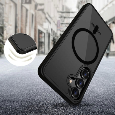 Tech-Protect MagMat MagSafe Dėklas skirtas Samsung Galaxy A56 5G - Matinis Juodas 3
