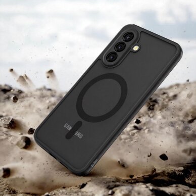 Samsung Galaxy A57 5G Tech-Protect Magmat MagSafe dėklas – pusiau skaidrus 6