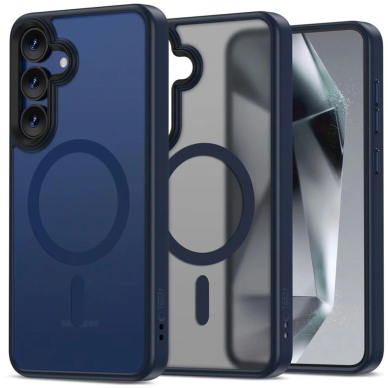 Samsung Galaxy S25 – Tech-Protect MagMat MagSafe dėklas - Skaidriai mėlynas Samsung Galaxy S25 – Tech-Protect MagMat MagSafe dėklas - Skaidriai mėlynas