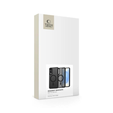 Samsung Galaxy S25 Edge – Tech-Protect MagMat MagSafe dėklas - Matinis juodas 4