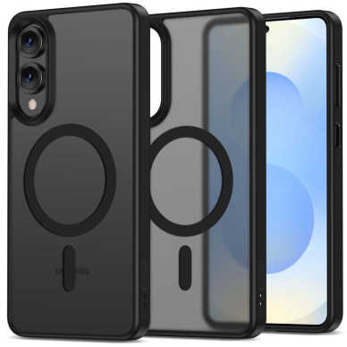 Samsung Galaxy S25 Edge – Tech-Protect MagMat MagSafe dėklas - Matinis juodas