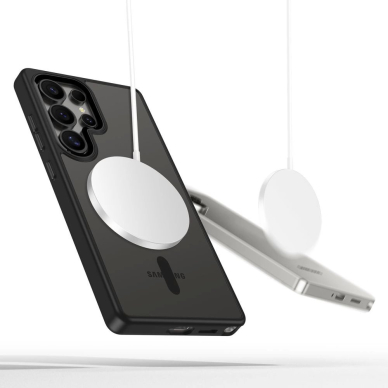 Tech-Protect MagMat MagSafe Dėklas skirtas Samsung Galaxy S25 Ultra - Permatomas Juodas 1 Tech-Protect MagMat MagSafe Dėklas skirtas Samsung Galaxy S25 Ultra - Permatomas Juodas 1