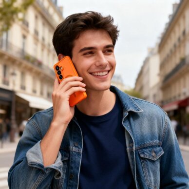 Samsung Galaxy S26 Tech-Protect Magmat MagSafe dėklas – oranžinis matinis 9 Samsung Galaxy S26 Tech-Protect Magmat MagSafe dėklas – oranžinis matinis 9