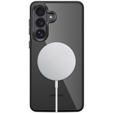 Samsung Galaxy S26 Tech-Protect Magmat MagSafe dėklas – juodas skaidrus 2
