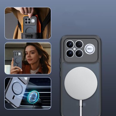 Xiaomi Poco F8 Ultra Tech-Protect Magmat MagSafe dėklas – juodas 2 Xiaomi Poco F8 Ultra Tech-Protect Magmat MagSafe dėklas – juodas 2