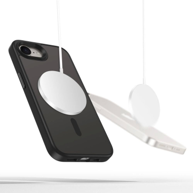 Tech-Protect MagMat MagSafe iPhone 16e Dėklas - Matinis Juodas 1
