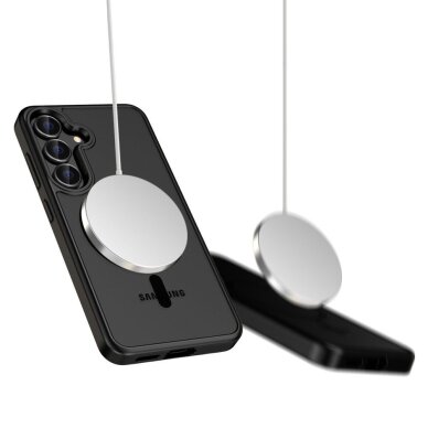 Samsung Galaxy S25 FE Tech-Protect MagMat dėklas – matinės juodos spalvos 1