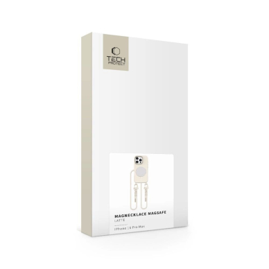 Tech-Protect MagNecklace MagSafe Dėklas iPhone 16 Pro Max - Smėlinis 2 Tech-Protect MagNecklace MagSafe Dėklas iPhone 16 Pro Max - Smėlinis 2