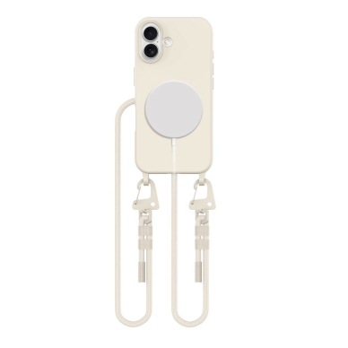 Tech-Protect MagNecklace MagSafe Dėklas Lanyard iPhone 16 - Smėlinis Tech-Protect MagNecklace MagSafe Dėklas Lanyard iPhone 16 - Smėlinis
