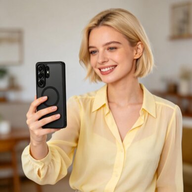 Samsung Galaxy S26 Ultra Tech-Protect MagPeak MagSafe dėklas – juodas 2 Samsung Galaxy S26 Ultra Tech-Protect MagPeak MagSafe dėklas – juodas 2