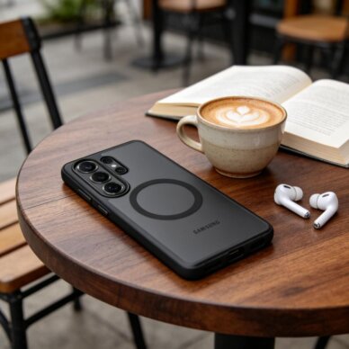 Samsung Galaxy S26 Ultra Tech-Protect MagPeak MagSafe dėklas – juodas 3